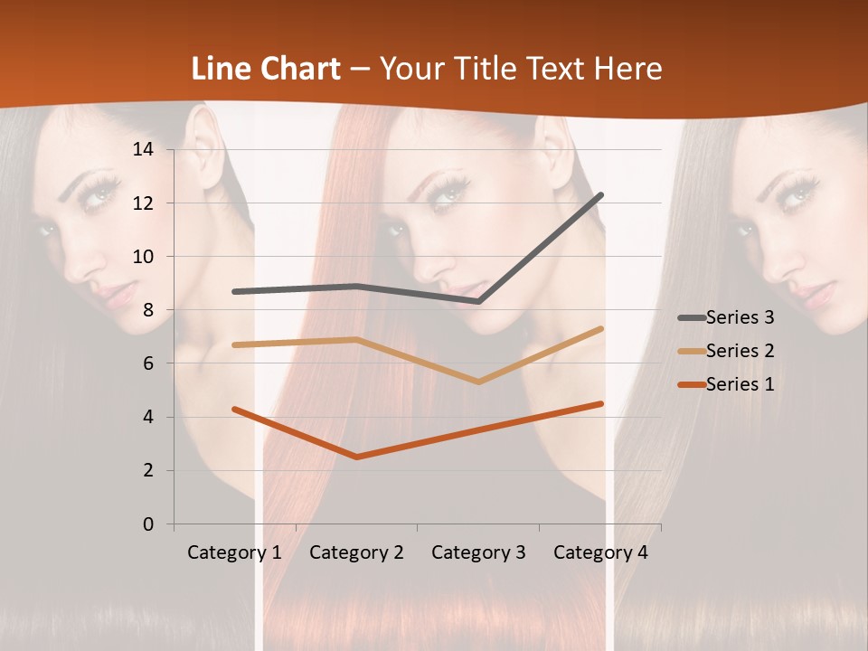 A Beautiful Woman With Long Hair Powerpoint Presentation PowerPoint Template