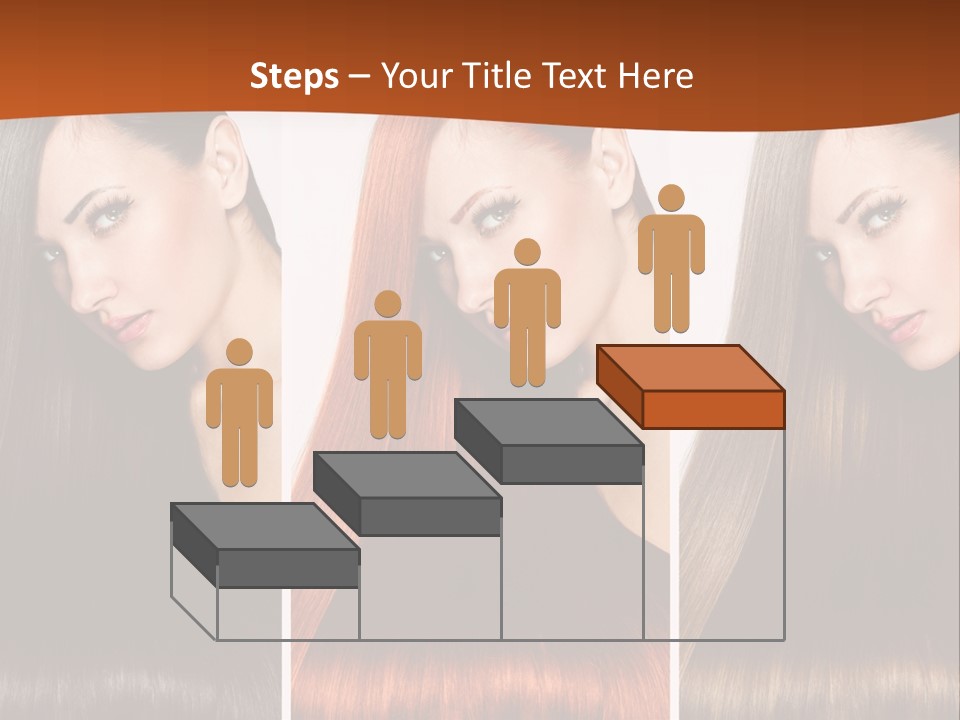 A Beautiful Woman With Long Hair Powerpoint Presentation PowerPoint Template