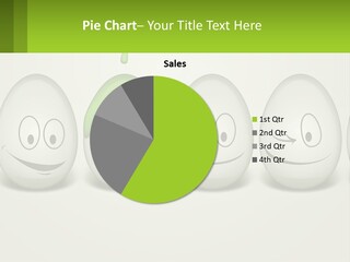 A Group Of Eggs With Faces Painted On Them PowerPoint Template