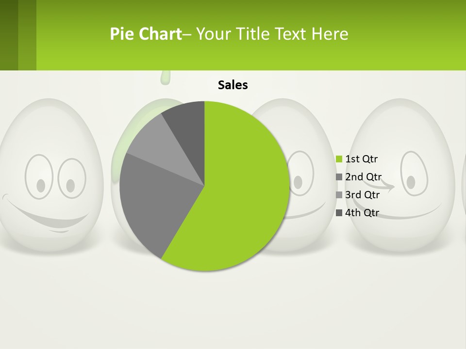 A Group Of Eggs With Faces Painted On Them PowerPoint Template