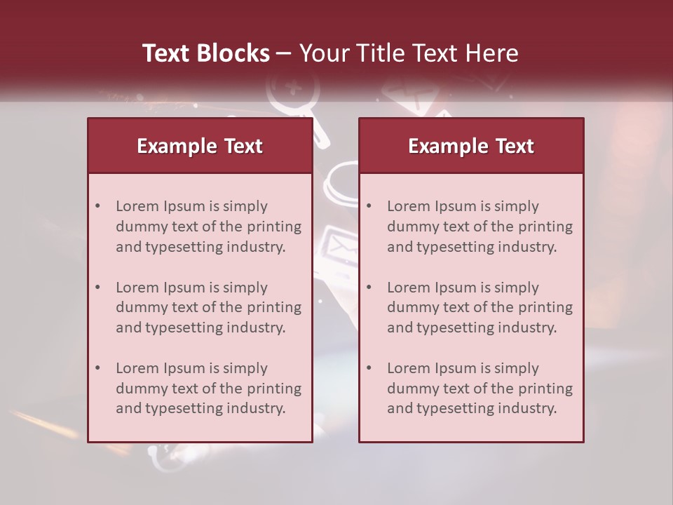 A Person Using A Tablet With Icons Coming Out Of It PowerPoint Template