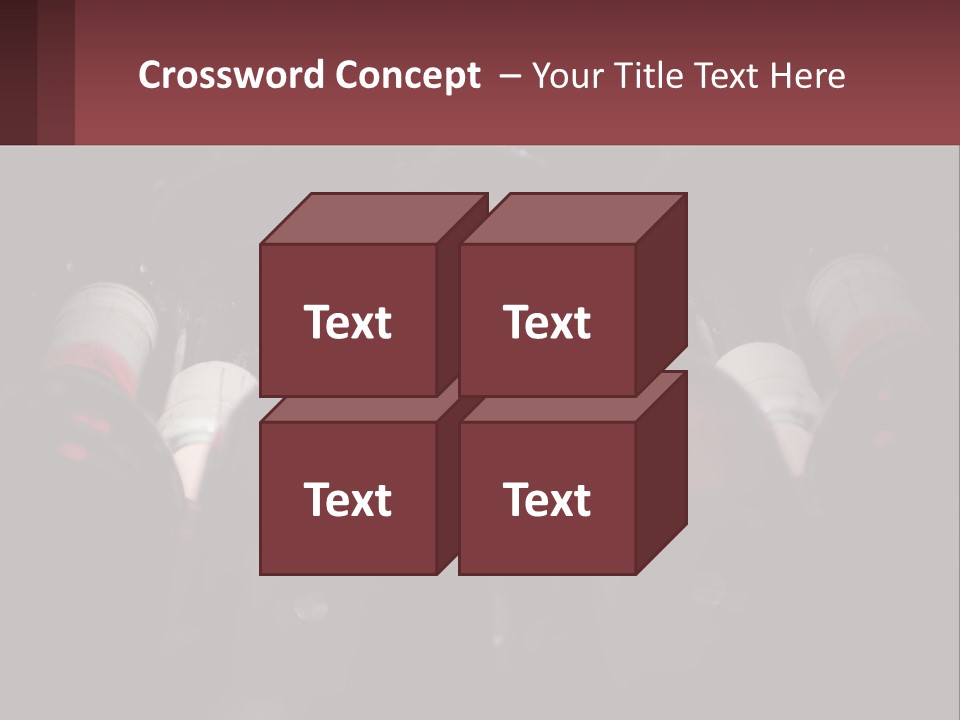 A Bunch Of Wine Bottles Sitting In A Row PowerPoint Template