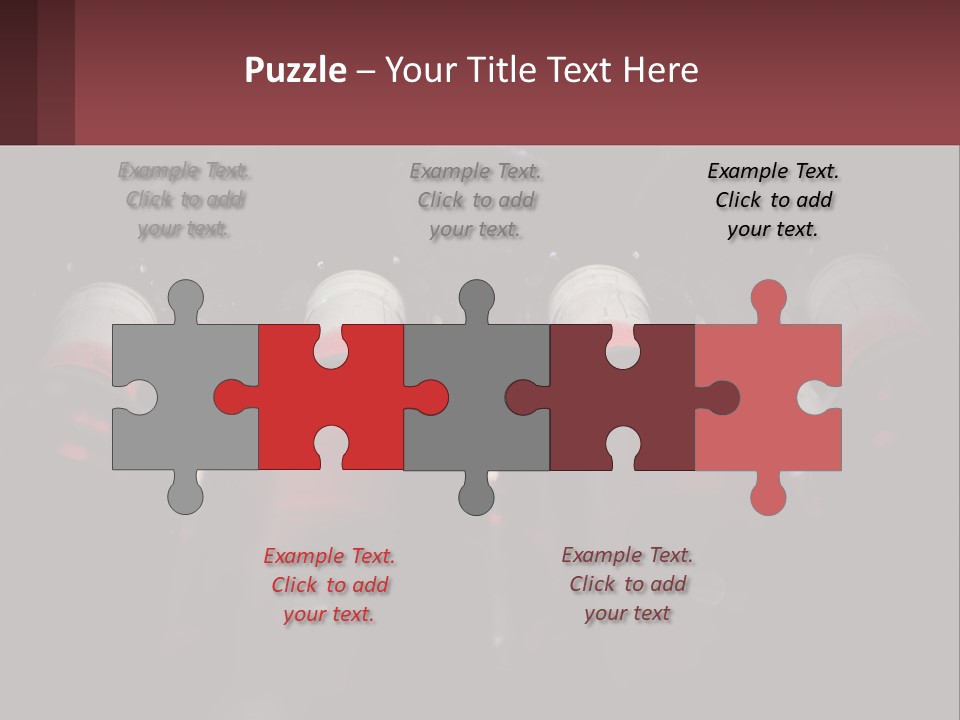 A Bunch Of Wine Bottles Sitting In A Row PowerPoint Template