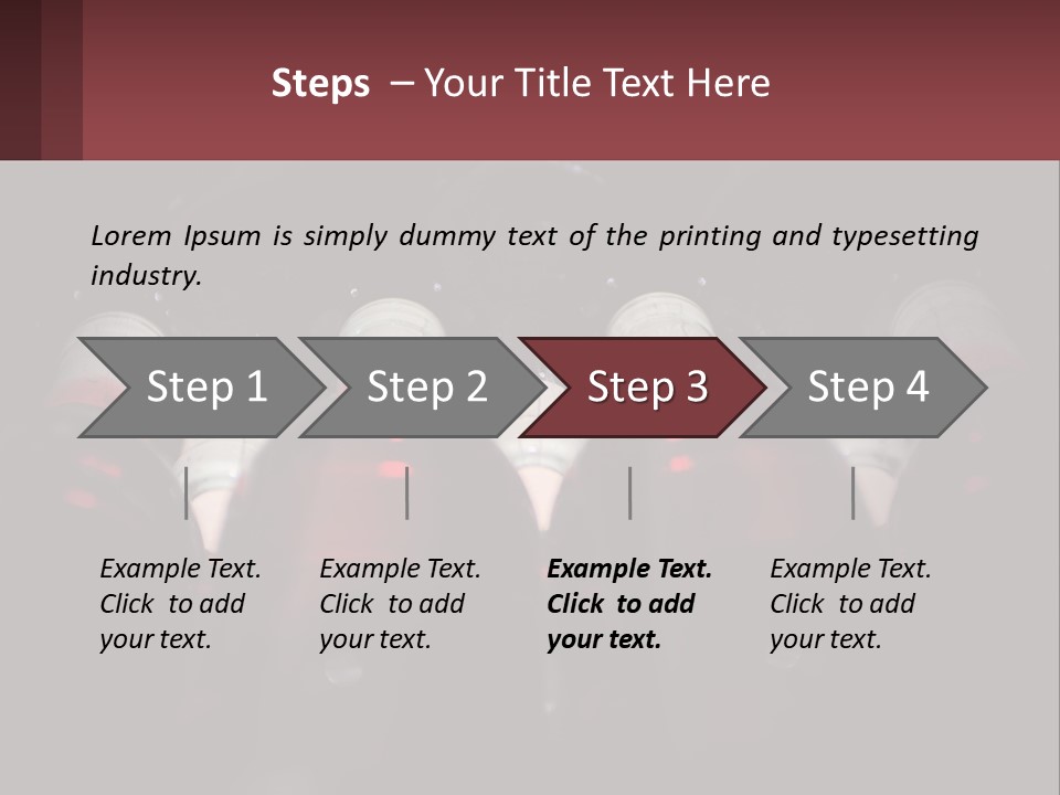 A Bunch Of Wine Bottles Sitting In A Row PowerPoint Template