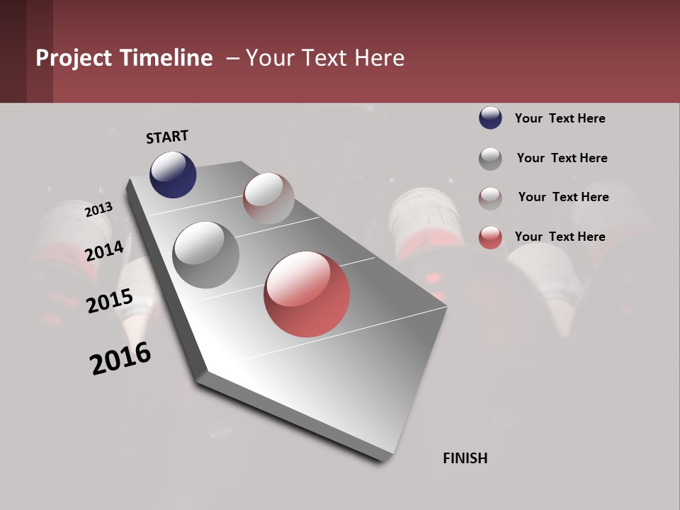 A Bunch Of Wine Bottles Sitting In A Row PowerPoint Template
