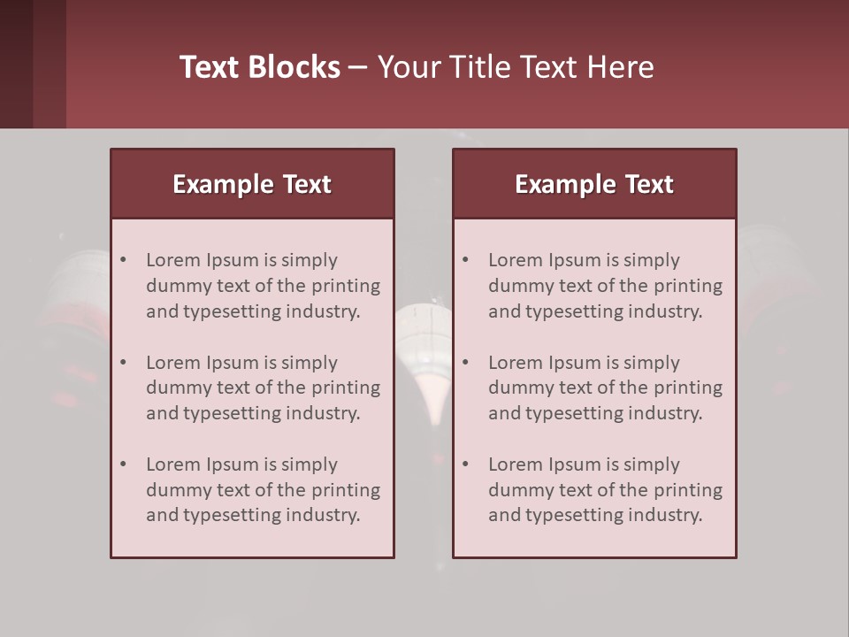 A Bunch Of Wine Bottles Sitting In A Row PowerPoint Template