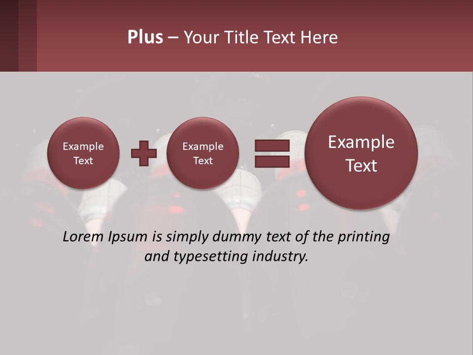 A Bunch Of Wine Bottles Sitting In A Row PowerPoint Template