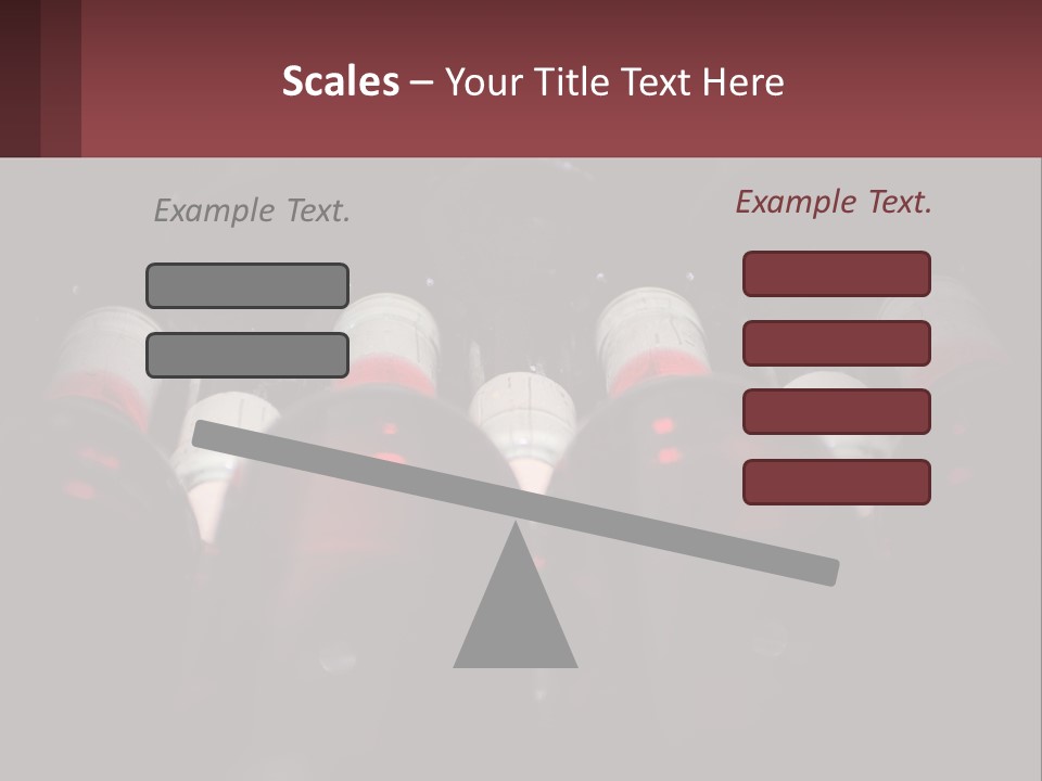 A Bunch Of Wine Bottles Sitting In A Row PowerPoint Template