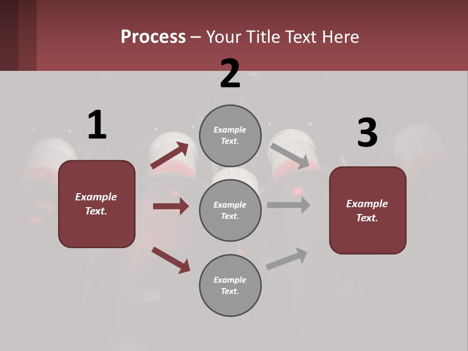 A Bunch Of Wine Bottles Sitting In A Row PowerPoint Template