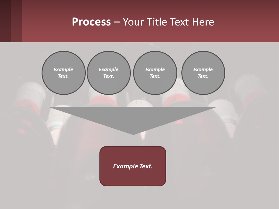 A Bunch Of Wine Bottles Sitting In A Row PowerPoint Template