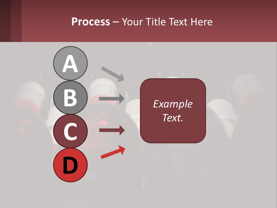 A Bunch Of Wine Bottles Sitting In A Row PowerPoint Template