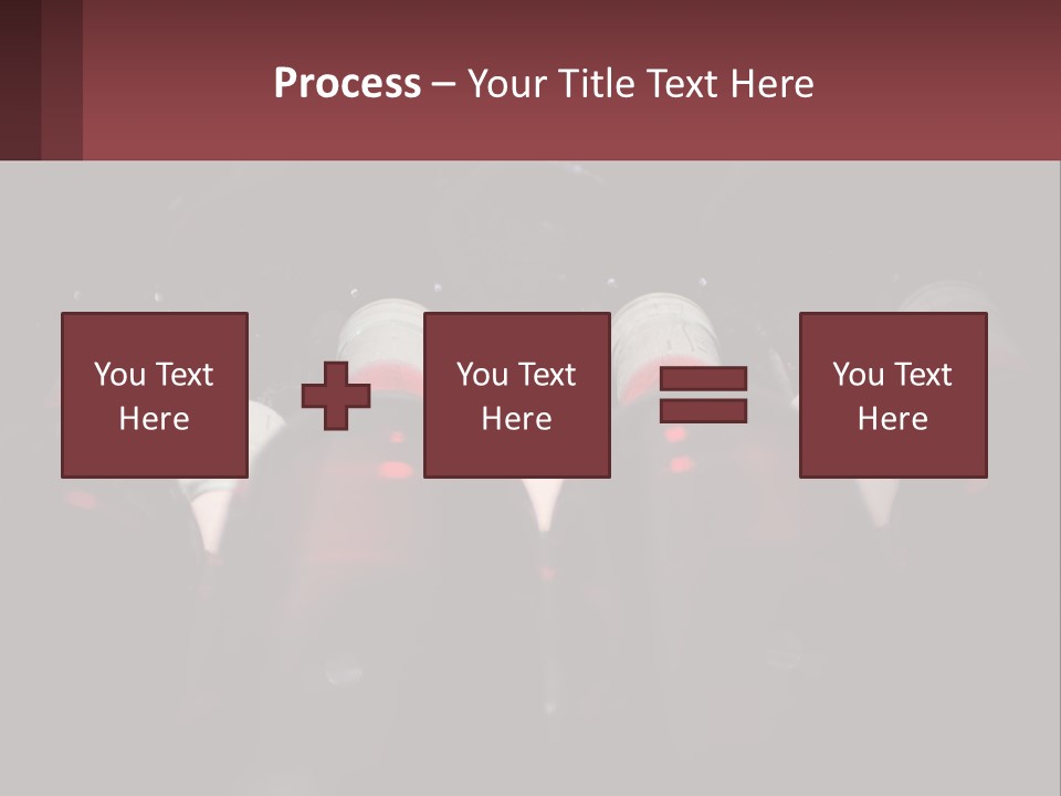 A Bunch Of Wine Bottles Sitting In A Row PowerPoint Template