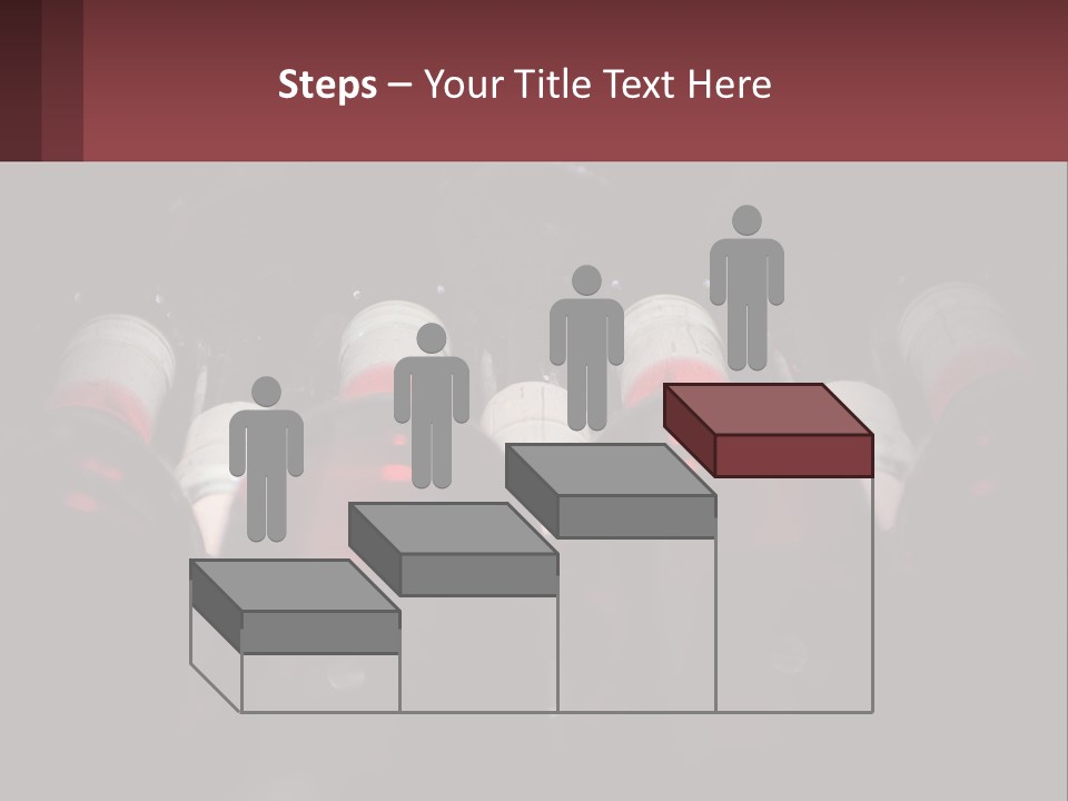 A Bunch Of Wine Bottles Sitting In A Row PowerPoint Template