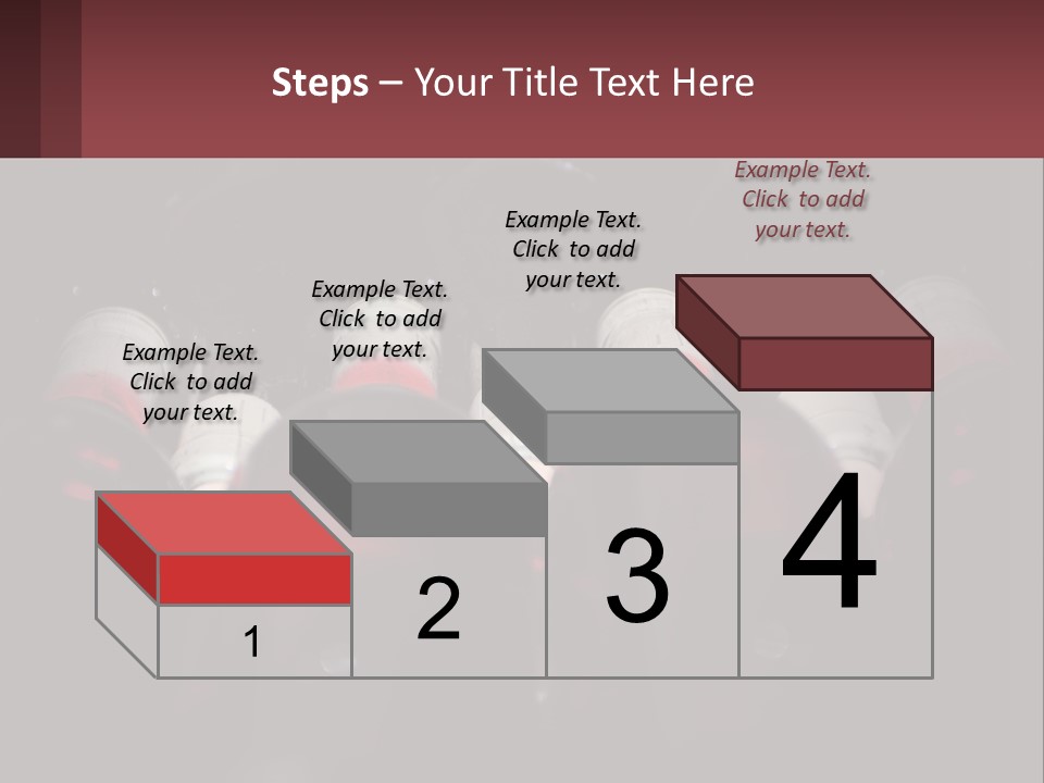 A Bunch Of Wine Bottles Sitting In A Row PowerPoint Template
