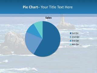 A Lighthouse In The Middle Of A Body Of Water PowerPoint Template