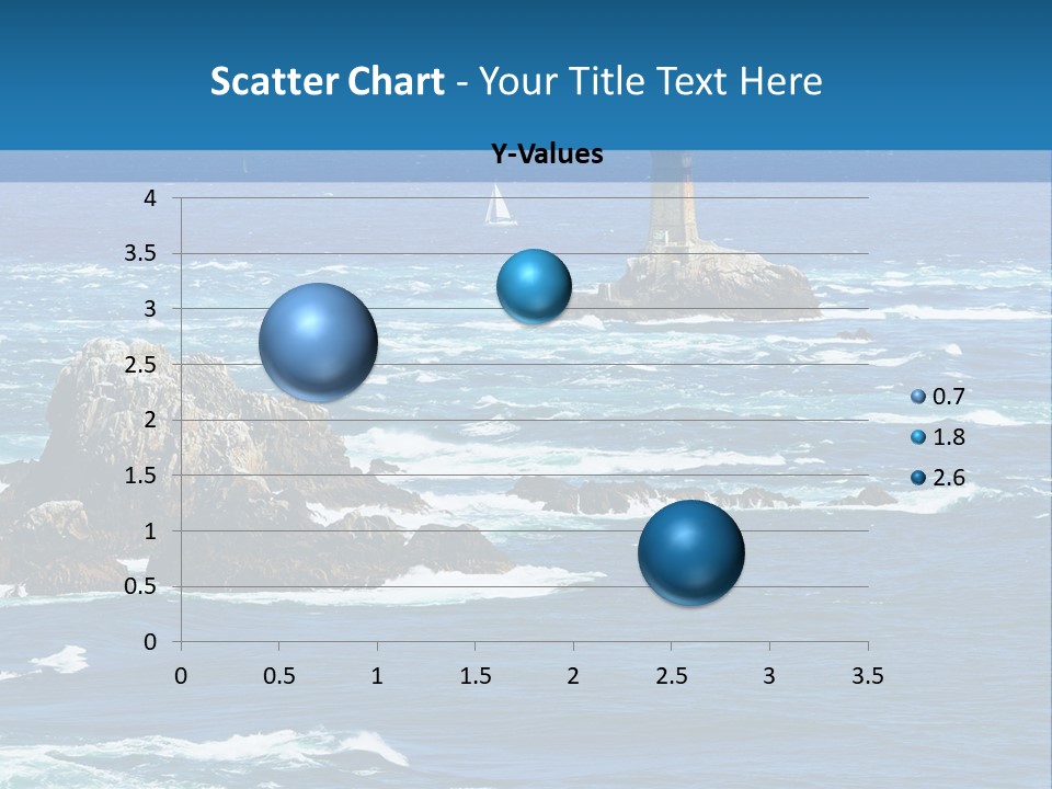 A Lighthouse In The Middle Of A Body Of Water PowerPoint Template