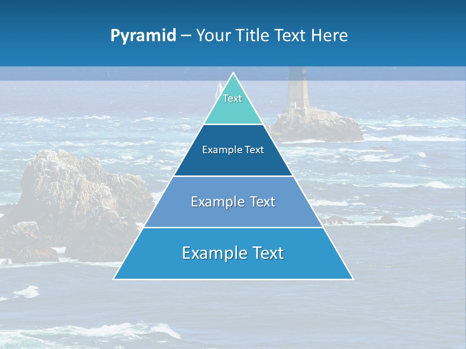 A Lighthouse In The Middle Of A Body Of Water PowerPoint Template