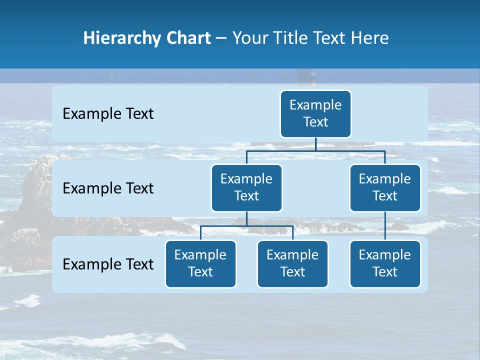 A Lighthouse In The Middle Of A Body Of Water PowerPoint Template