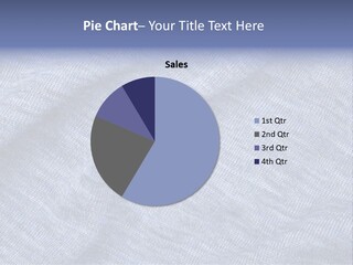 A Blue Textured Fabric Powerpoint Presentation PowerPoint Template