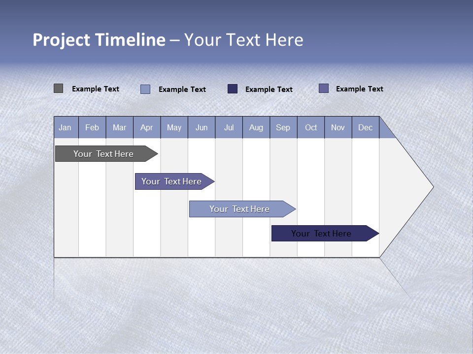 A Blue Textured Fabric Powerpoint Presentation PowerPoint Template