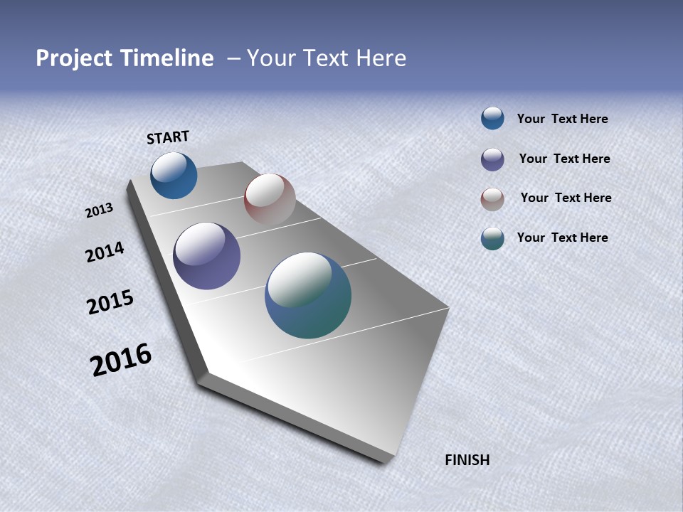 A Blue Textured Fabric Powerpoint Presentation PowerPoint Template