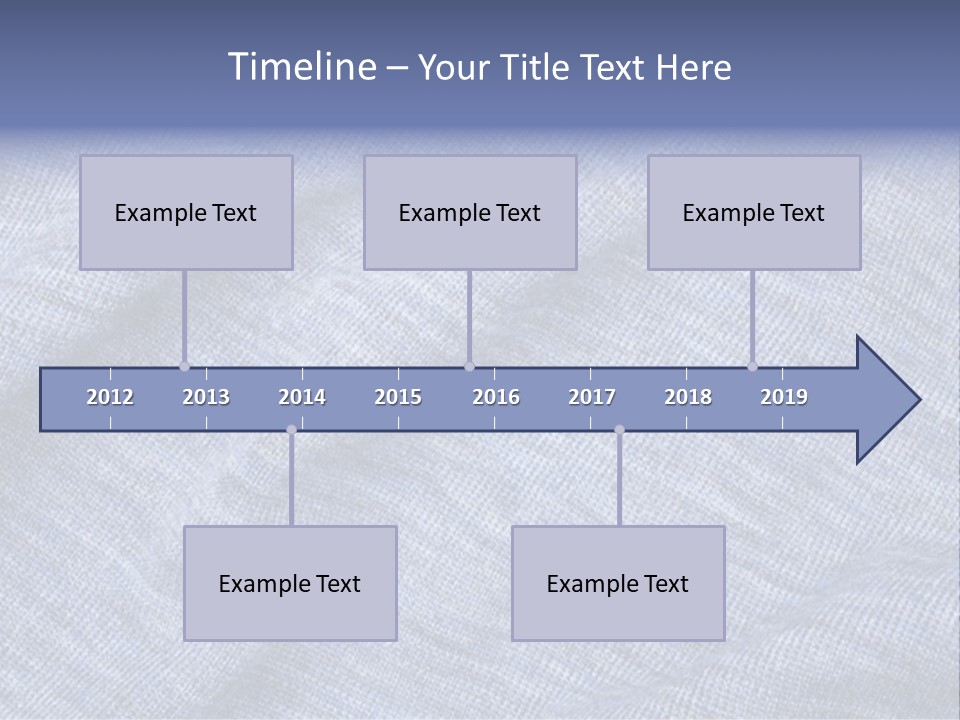 A Blue Textured Fabric Powerpoint Presentation PowerPoint Template