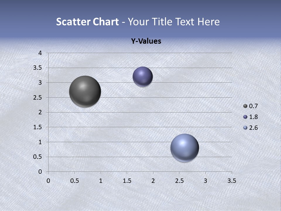 A Blue Textured Fabric Powerpoint Presentation PowerPoint Template