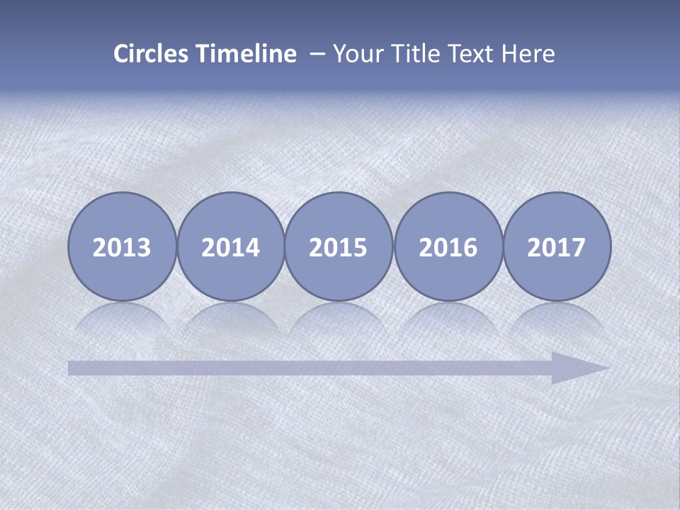 A Blue Textured Fabric Powerpoint Presentation PowerPoint Template