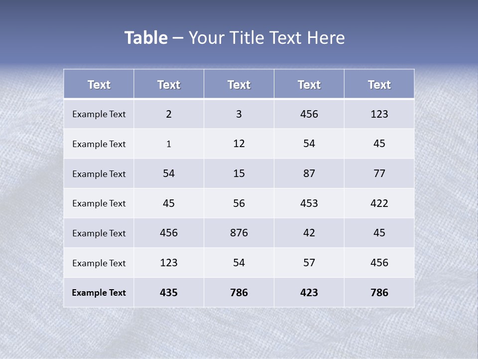 A Blue Textured Fabric Powerpoint Presentation PowerPoint Template