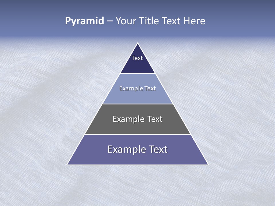 A Blue Textured Fabric Powerpoint Presentation PowerPoint Template