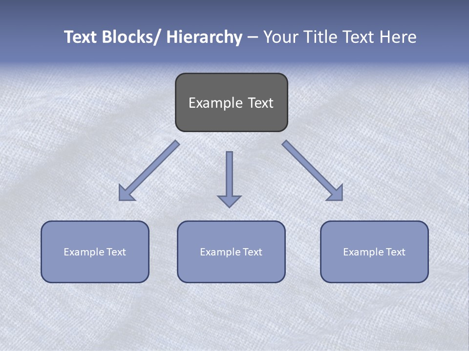 A Blue Textured Fabric Powerpoint Presentation PowerPoint Template