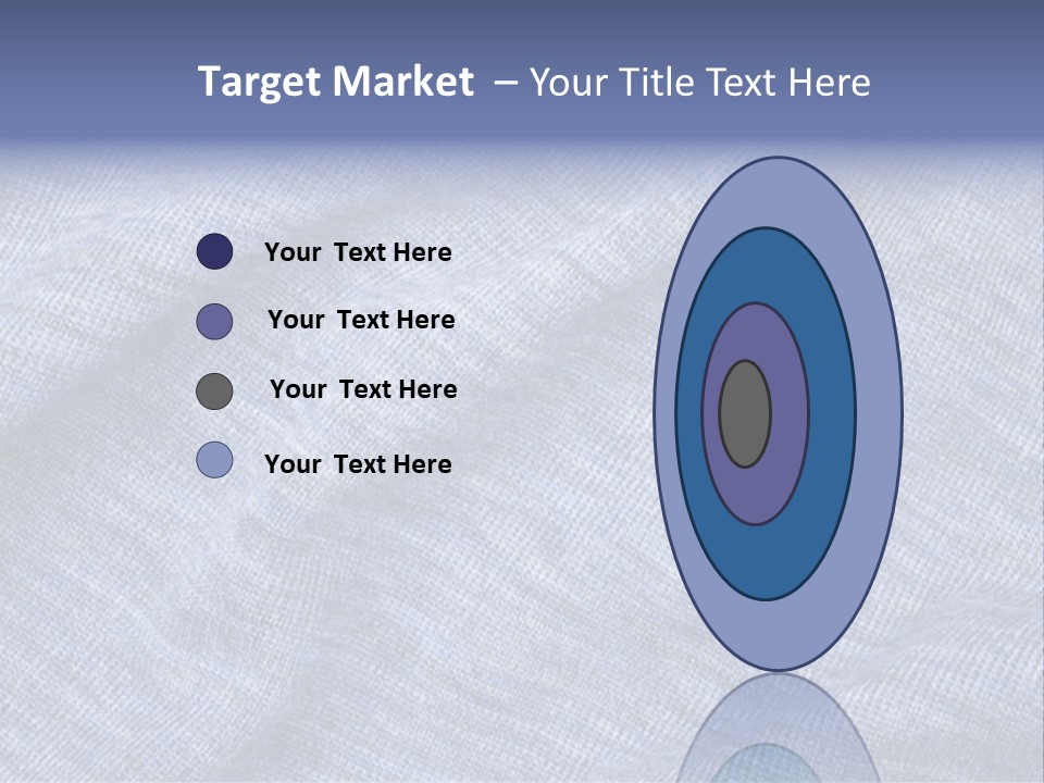 A Blue Textured Fabric Powerpoint Presentation PowerPoint Template