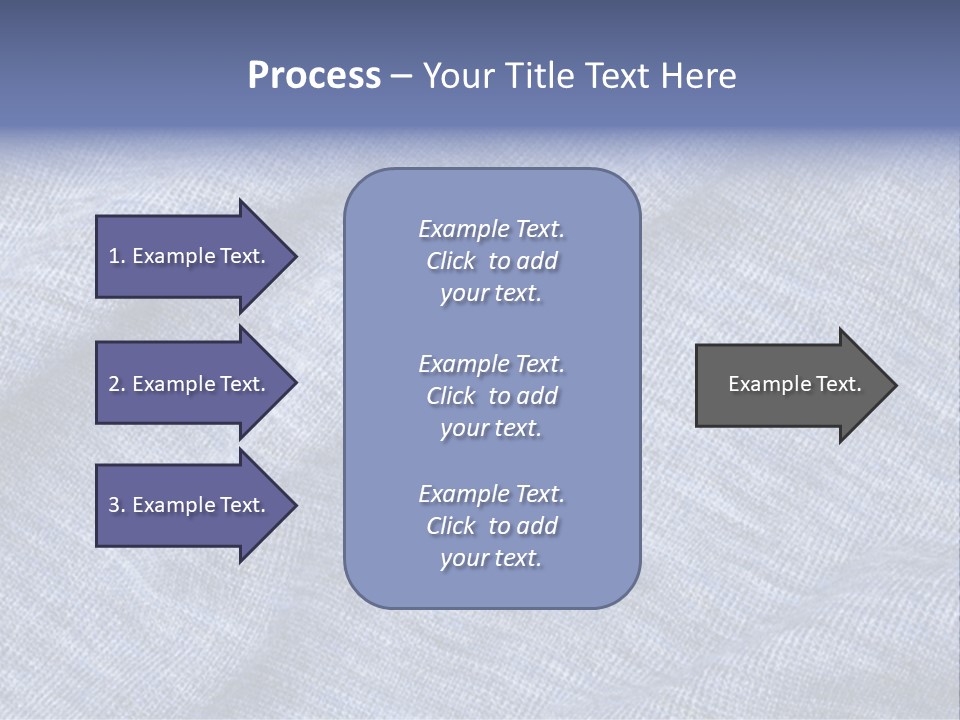 A Blue Textured Fabric Powerpoint Presentation PowerPoint Template