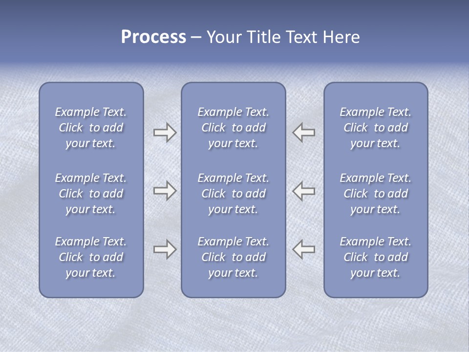 A Blue Textured Fabric Powerpoint Presentation PowerPoint Template