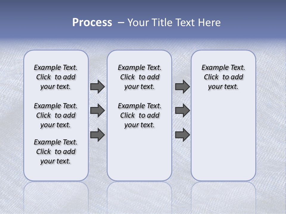 A Blue Textured Fabric Powerpoint Presentation PowerPoint Template