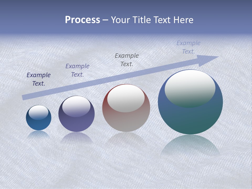 A Blue Textured Fabric Powerpoint Presentation PowerPoint Template
