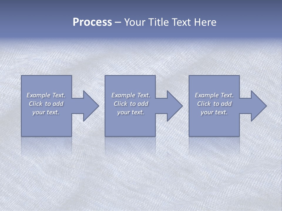 A Blue Textured Fabric Powerpoint Presentation PowerPoint Template