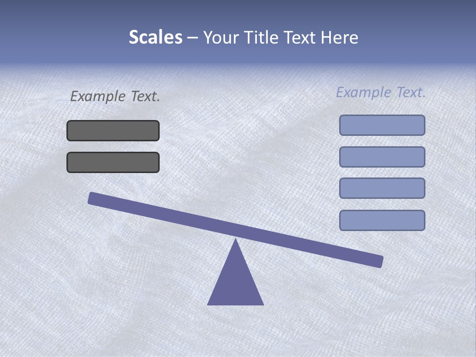 A Blue Textured Fabric Powerpoint Presentation PowerPoint Template