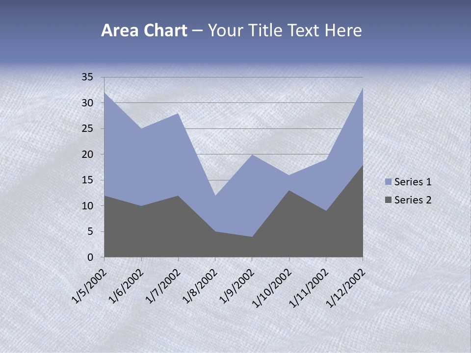 A Blue Textured Fabric Powerpoint Presentation PowerPoint Template