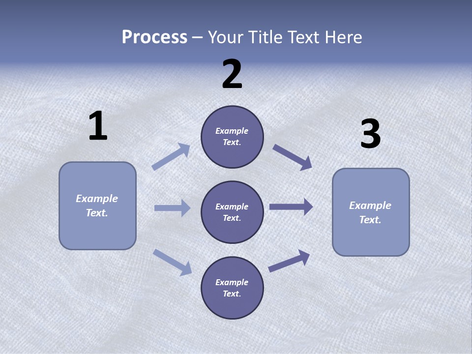 A Blue Textured Fabric Powerpoint Presentation PowerPoint Template