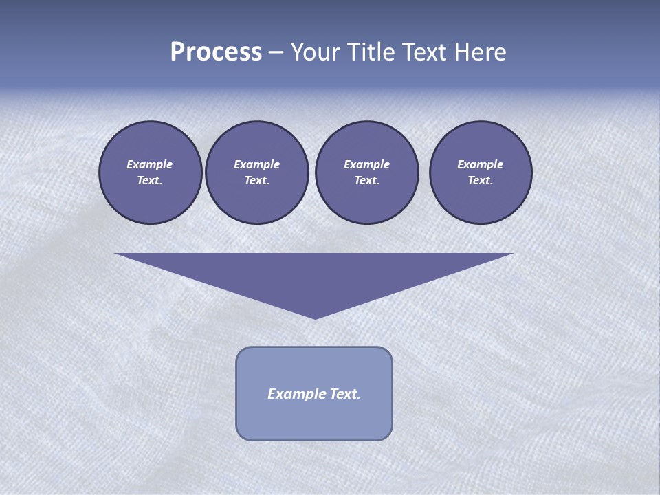 A Blue Textured Fabric Powerpoint Presentation PowerPoint Template