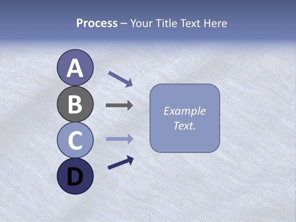 A Blue Textured Fabric Powerpoint Presentation PowerPoint Template