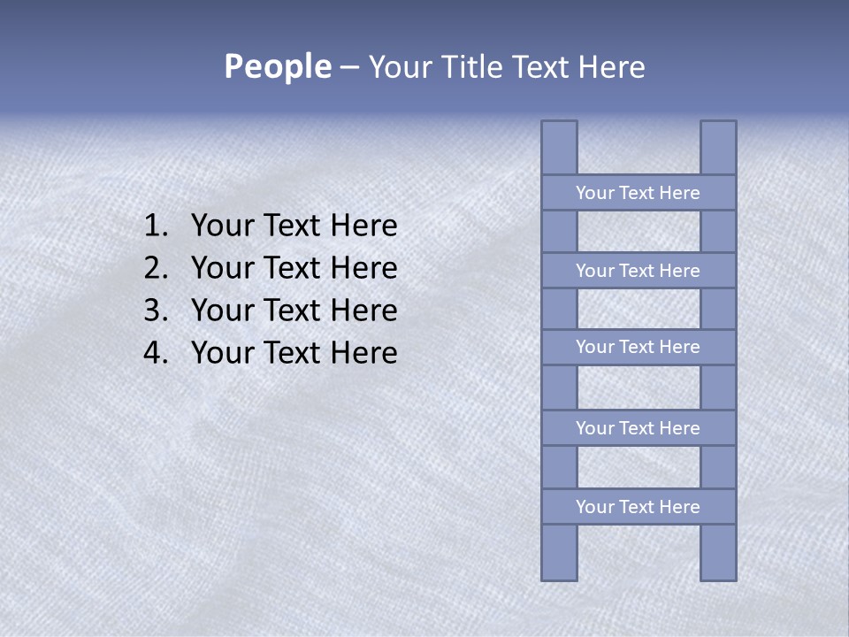 A Blue Textured Fabric Powerpoint Presentation PowerPoint Template
