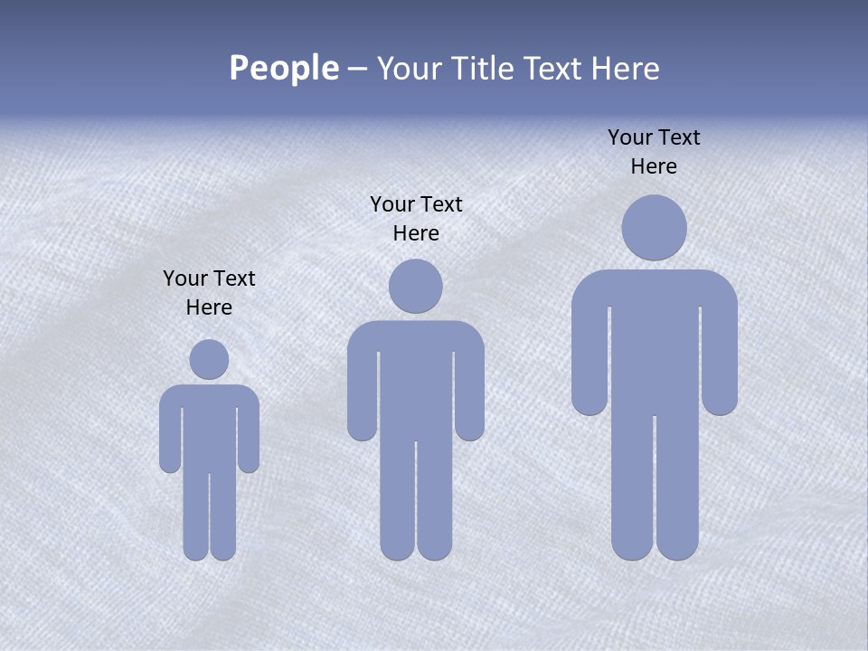 A Blue Textured Fabric Powerpoint Presentation PowerPoint Template