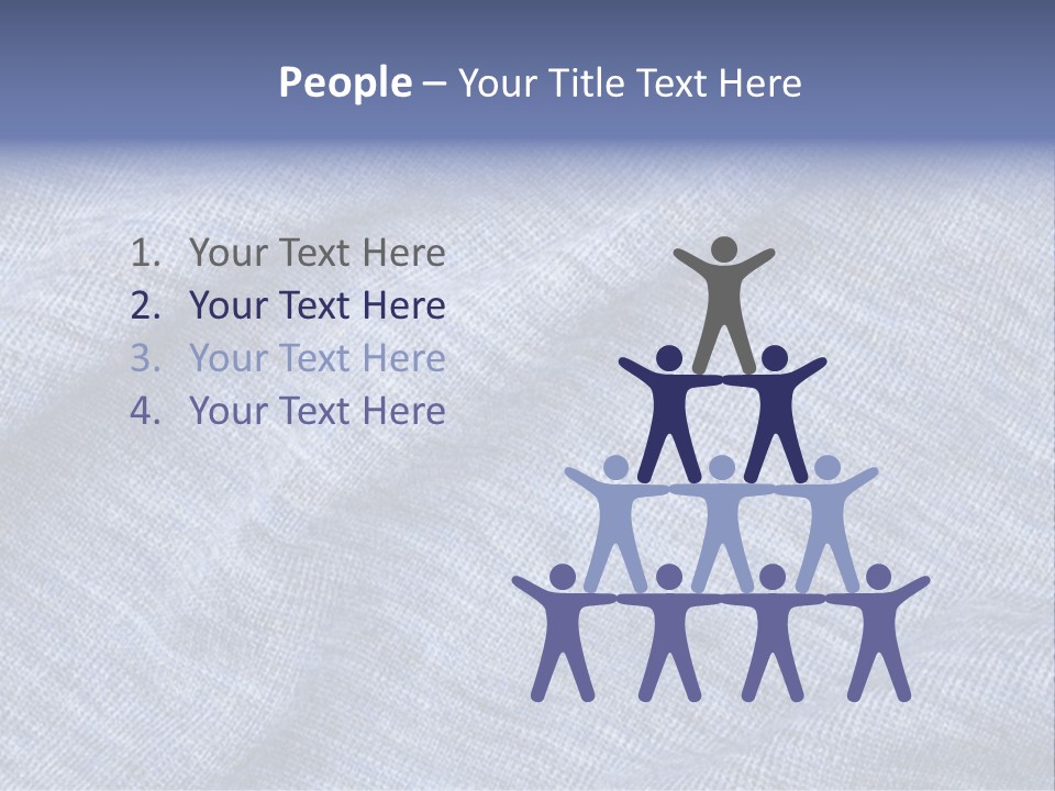 A Blue Textured Fabric Powerpoint Presentation PowerPoint Template