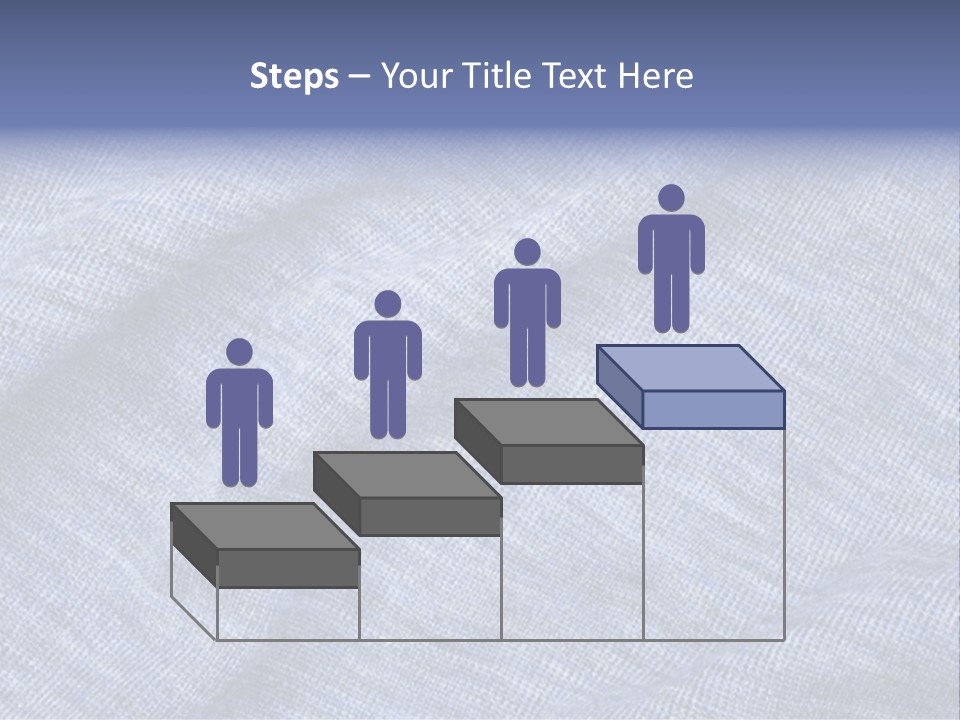 A Blue Textured Fabric Powerpoint Presentation PowerPoint Template
