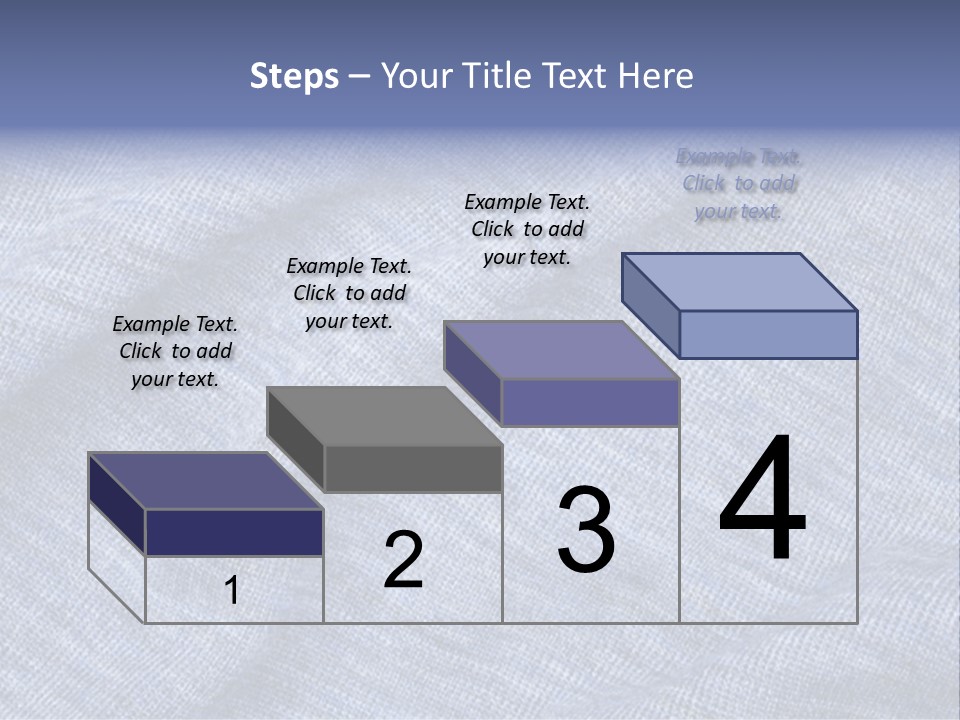 A Blue Textured Fabric Powerpoint Presentation PowerPoint Template