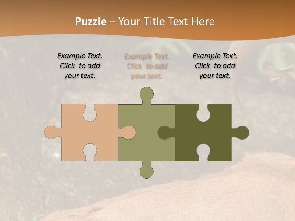 A Goat Standing On Top Of A Pile Of Rocks PowerPoint Template