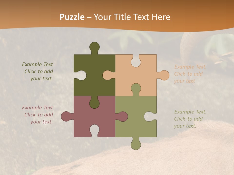 A Goat Standing On Top Of A Pile Of Rocks PowerPoint Template