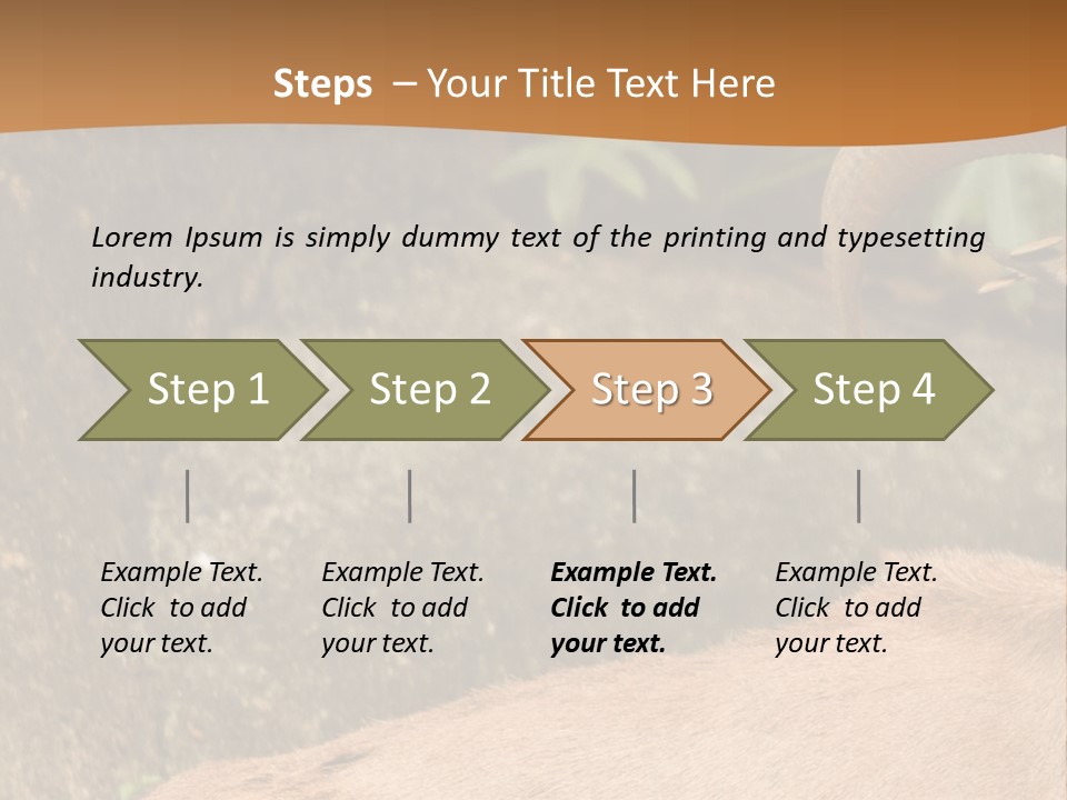 A Goat Standing On Top Of A Pile Of Rocks PowerPoint Template